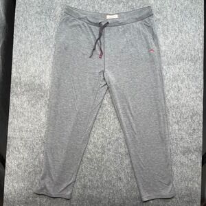 Tommy Bahama Lounge Pants Mens 2XL Heather Grey Drawstring Sleep Joggers
